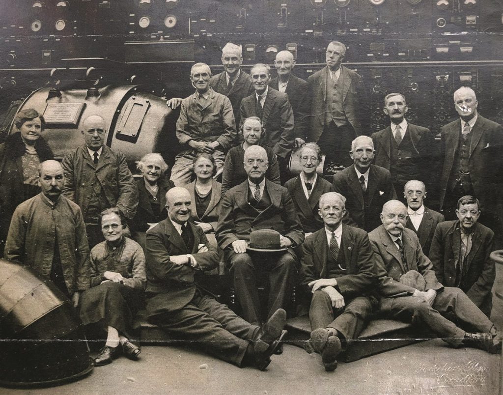 1937 John Foster Black Dyke Mill Workers with 50 years service